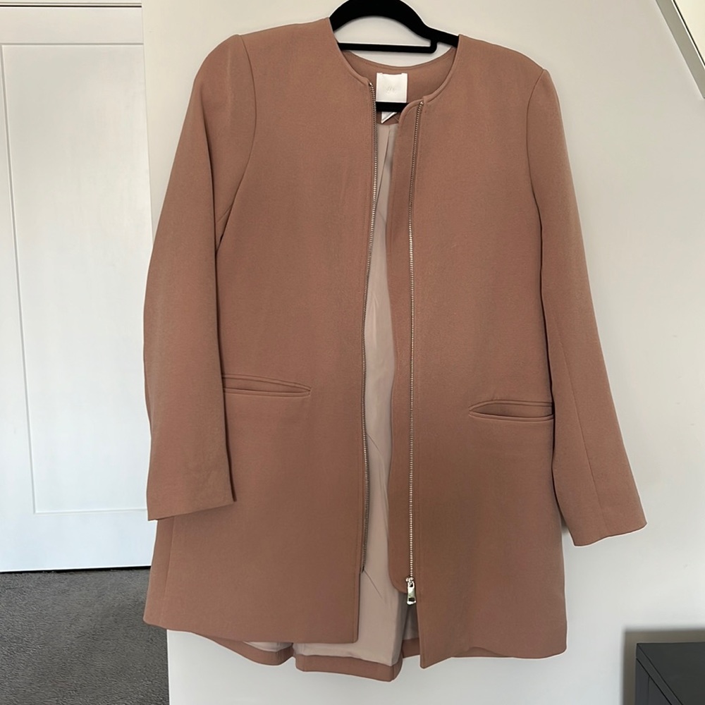 Rose pink overcoat